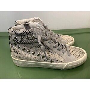 Vintage Havana Panic High Top Sneakers in Wild Snake Size 8